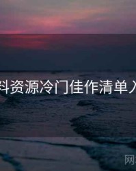 黑料资源冷门佳作清单入门