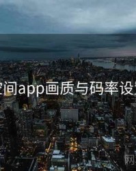 秘语空间app画质与码率设置详解