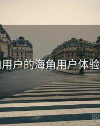 面向用户的海角用户体验报告