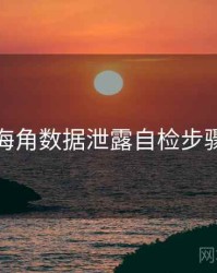 海角数据泄露自检步骤