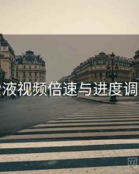 爱液视频倍速与进度调节