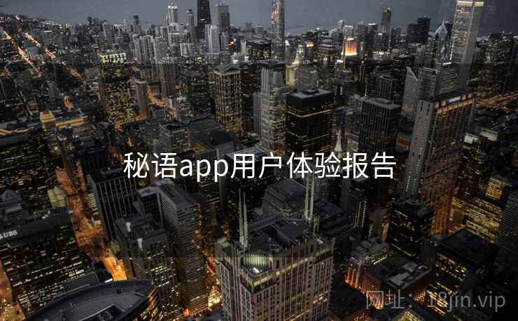 秘语app用户体验报告