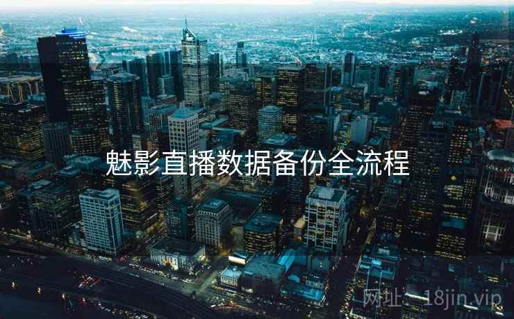 魅影直播数据备份全流程